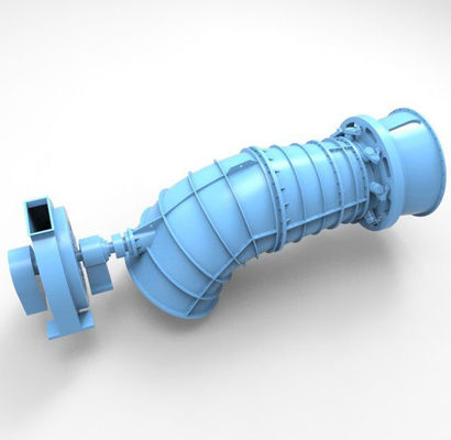 qualidade  Stainless Steel Or Carbon Steel Tubular Head Low Water Hydro Turbine Generator fábrica