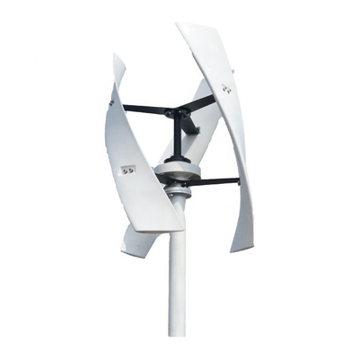 Fiberglass reinforced mvg free energy vertical wind turbine composed of generator 600w 12V 24V for home use