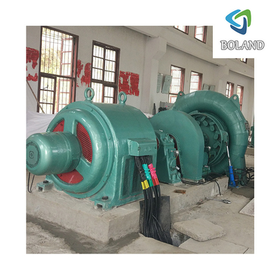 Small Hydraulic Power Plant Boland Hydro Turbine Generator Francis Turbine Manufacture 80 Kw Horizontal Turbine